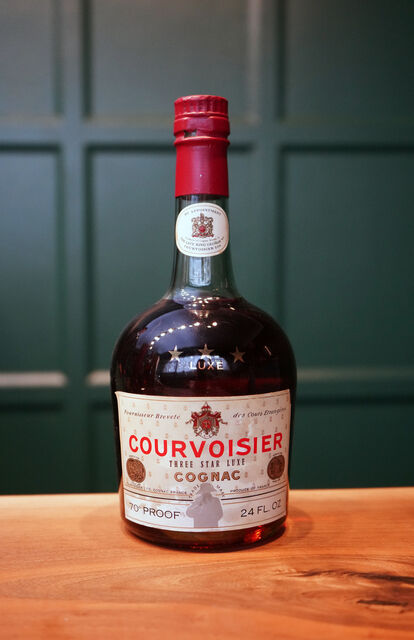 Courvoisier 3 Stars Luxe Cognac Bottled 1970's